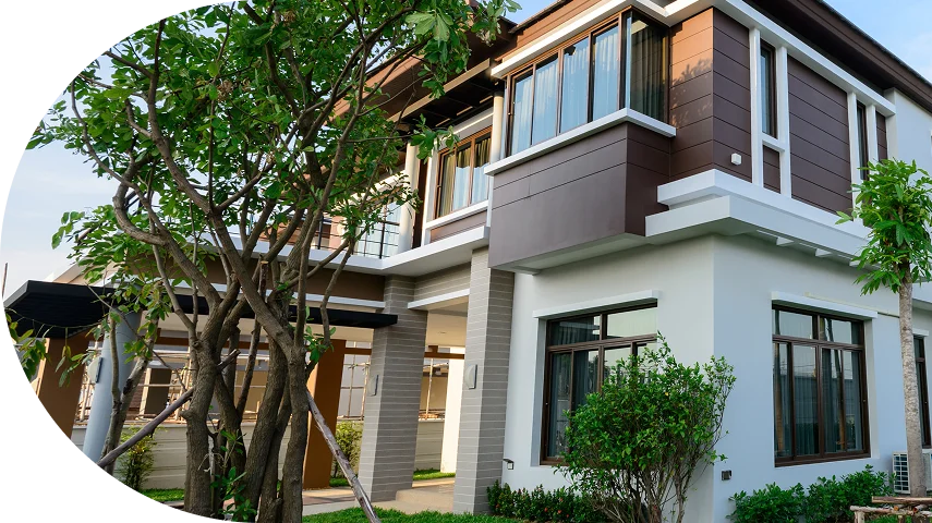 New villa and apartment construction